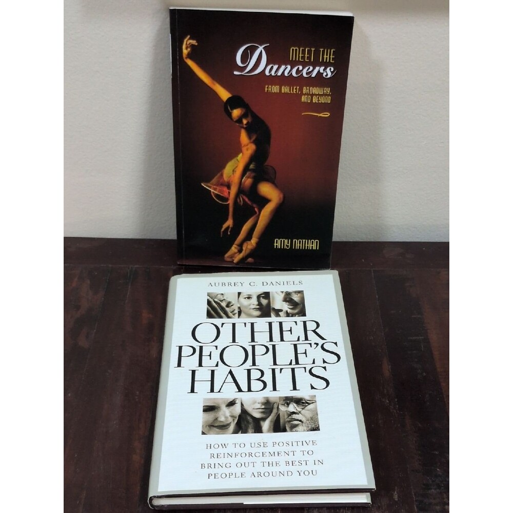 Amy Nation & Aubrey C Daniels Lot of 2 Nonfiction Books - Used